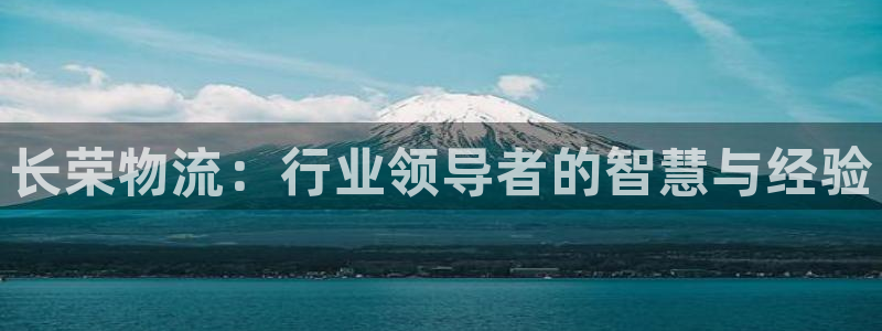 旺财28注册链接：长荣物流：行业领导者的智慧与经验